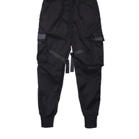 Wstążki Harem Joggers męskie spodnie bojówki Streetwear 2022 hip-hopowe casualowe kieszenie spodnie do biegania męskie modne spodnie Harajuku 4